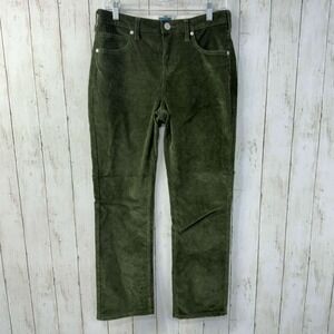 JAG Ruby Straight Women's Corduroy Pants‎ Olive Green Size 8P/30